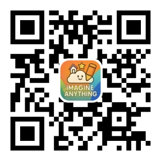 QR code to download Imagine Anything on the App Store